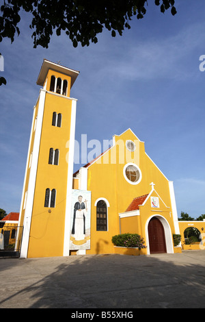 West Indies Bonaire Rincon villaggio chiesa Foto Stock