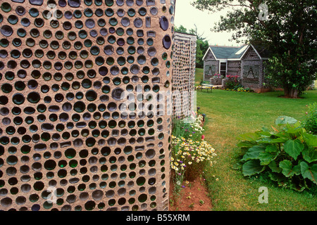 Case di bottiglia Cap-Egmont Prince Edward Island Foto Stock