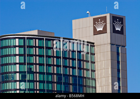 Architettura / "Crown Casino' Crown Towers' Edificio.Melbourne Victoria Australia. Foto Stock