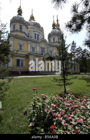 Cattedrale Zenkhov almaty kazkhstan Foto Stock