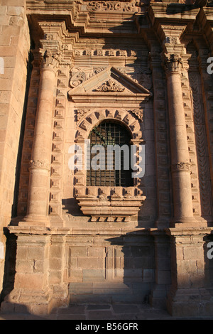 Dettaglio da Iglesia de La Compania de Jesus, Perù Foto Stock