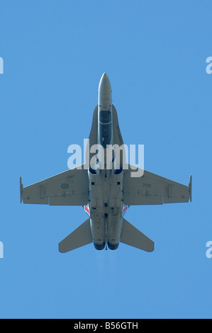 Canadian CF-18a Hornet aerei militari. Foto Stock