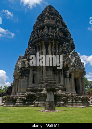 I templi Khmer di Phimai Prasat in Thailandia Foto Stock