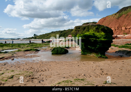 Exmouth Beach, Devon, Regno Unito Foto Stock