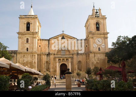 Malta Valletta St.Johns cathedral Foto Stock