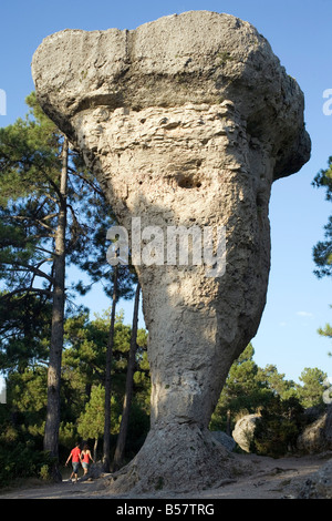 Città Incantata (Ciudad Encantada), Cuenca, Castilla-La Mancha, in Spagna, Europa Foto Stock