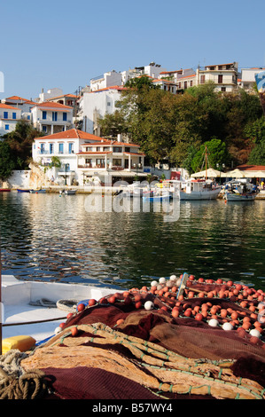 Skiathos, Skiathos, Isole Sporadi, isole greche, Grecia, Europa Foto Stock