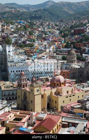 La Basilica de Nuestra Senora de Guanajuato, in Guanajuato, stato di Guanajuato, Messico Foto Stock