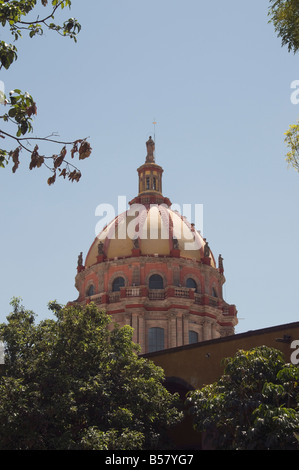 Templo de la Concepción, in una chiesa di San Miguel De Allende (San Miguel), stato di Guanajuato, Messico, America del Nord Foto Stock