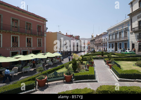 Plaza de la Paz in Guanajuato, un sito Patrimonio Mondiale dell'UNESCO, stato di Guanajuato, Messico, America del Nord Foto Stock