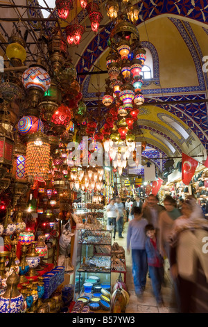 Il Grand Bazaar (Kapali Carsi), Istanbul, Turchia, Europa Foto Stock