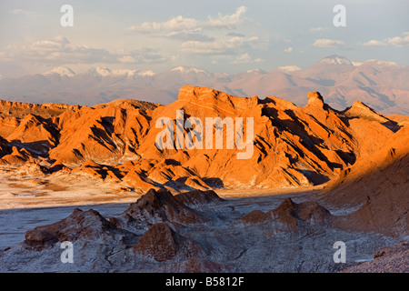 Valle de la Luna (a valle della luna), il Deserto di Atacama, Norte Grande, Cile, Sud America Foto Stock