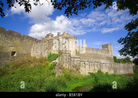Castello di Cahir, cittadina di Cahir, nella contea di Tipperary, Munster, Repubblica di Irlanda, Europa Foto Stock