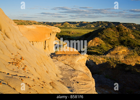 Slump Blocco area in Parco nazionale Theodore Roosevelt unità del Nord, Watford, il Dakota del Nord, Stati Uniti d'America, America del Nord Foto Stock