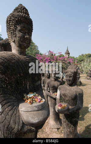 Buddha Park, Xieng Khuan, Vientiane, Laos, Indocina, Asia sud-orientale, Asia Foto Stock