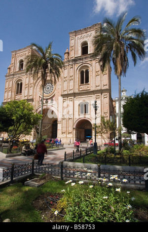 Il nuovo Catedral de la Inmaculada Concepción, Cuenca, Azuay Provincia, Ecuador Foto Stock