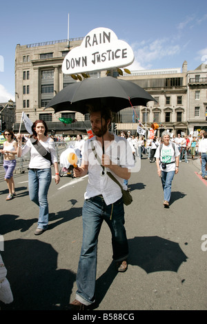 Fare la storia di povertà, Edimburgo 2005 Foto Stock