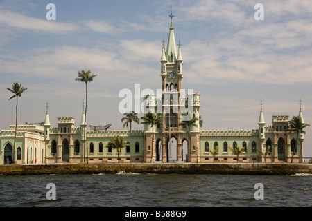 Ilha Fiscal palace di Rio de Janeiro in Brasile America del Sud Foto Stock