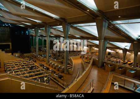 Bibliotheca Alexandrina (Alexandria Library), Alessandria, Egitto, Africa Settentrionale, Africa Foto Stock