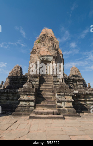 Pre Rup tempio, AD 961, Siem Reap, Cambogia, Indocina, sud-est asiatico Foto Stock