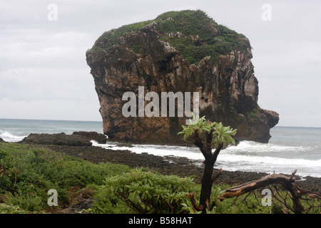 Roccia Vela, Parco Nazionale di Kenting,Taiwan Foto Stock