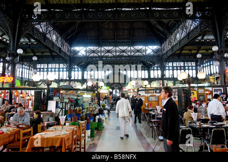 Mercato centrale (Mercado Central), Santiago del Cile, Sud America Foto Stock