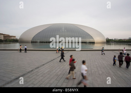 La National Opera Theatre, Piazza Tiananmen, Pechino, Cina Foto Stock