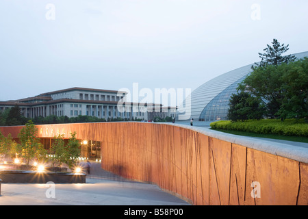 La National Opera Theatre, Piazza Tiananmen, Pechino, Cina Foto Stock