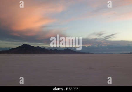 Bonneville saline speedway USA Utah Foto Stock