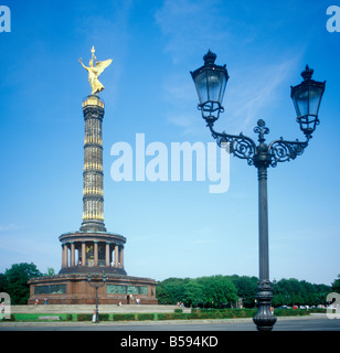 La colonna della vittoria di Berlino Foto Stock