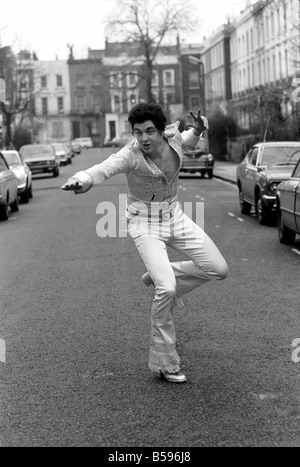 Rock Faraone - Tim Rice - Elvis Presley. La prossima settimana di Tim Rice raggiungerà un'ambizione detenute da molti - a comparire sul palco. Ma Foto Stock