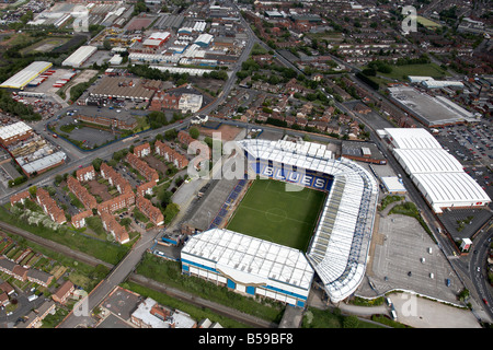 Vista aerea a est di Birmingham City Football Ground St Andrew s case suburbane business park Tilton Road Cattell Rd Birmingham Foto Stock