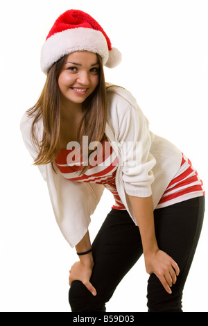 Donna moda natale Foto Stock