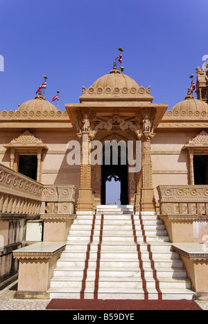 Swaminarayan Hindu Temple Valsad Gujarat India Foto Stock