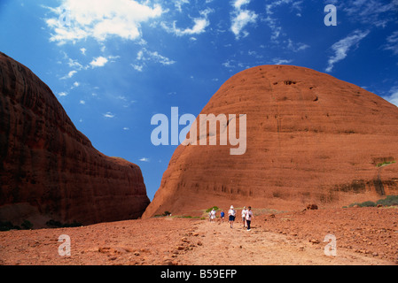 L'Olgas, Uluru-Kata Tjuta National Park, sito Patrimonio Mondiale dell'UNESCO, il Territorio del Nord, l'Australia, il Pacifico Foto Stock