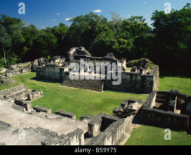 Nord Acropoli, Tikal, Sito Patrimonio Mondiale dell'UNESCO, Guatemala, America Centrale Foto Stock