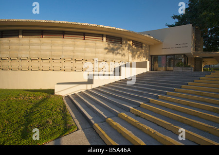 Progettato da architetto Frank Lloyd Wright la Thad Buckner edificio del campus della Florida Southern College in Lakeland Florida Foto Stock