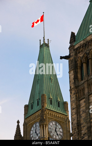 Torre di pace Parlamento canadese Ottawa Ontario Canada Foto Stock