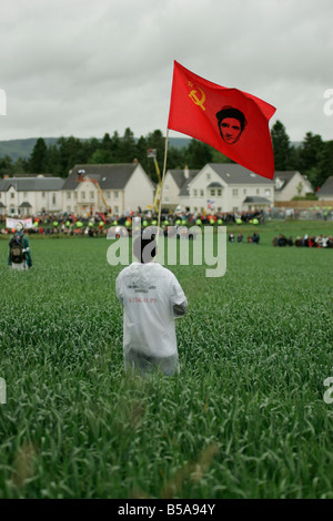 Gleneagles Regno Unito Scozia. 6 luglio 2005, il vertice del G8 Foto Stock