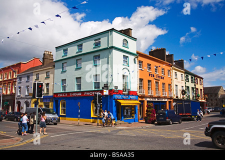 Grattan Square, Dungarvan Town, nella contea di Waterford, Munster, Repubblica di Irlanda, Europa Foto Stock