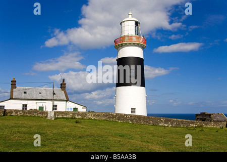 Il mio Capo Faro, nella contea di Waterford, Munster, Repubblica di Irlanda, Europa Foto Stock