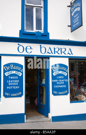 De Barra del negozio a Adare Village, County Limerick, Munster, Repubblica di Irlanda, Europa Foto Stock