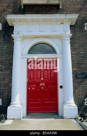 Georgian porta Co Dublino Dublino Irlanda R Rainford Foto Stock