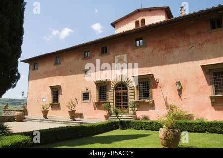 Villa Vignamaggio, utilizzato nel film molto rumore per nulla, Chianti, Toscana, Italia Foto Stock