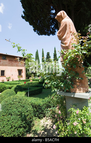 Villa Vignamaggio, utilizzato nel film molto rumore per nulla, Chianti, Toscana, Italia Foto Stock