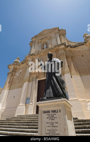 La Cattedrale di Gozo all'interno della Cittadella, Victoria (Rabat), Gozo, Malta, Europa Foto Stock