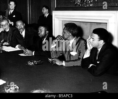 Martin Luther King conferenza stampa St Pauls Chapter House Foto Stock