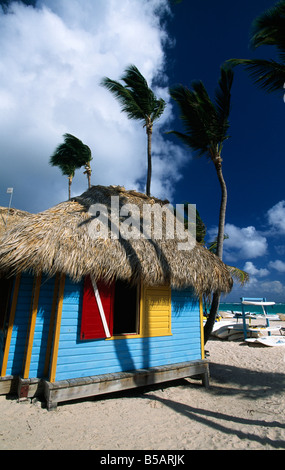 Spiaggia di Playa Bavaro Punta Cana Repubblica Dominicana Caraibi Foto Stock