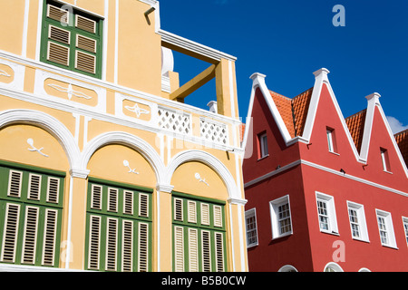 Penha Edificio, quartiere di Punda, Willemstad, Curacao, Antille olandesi, West Indies, dei Caraibi e America centrale Foto Stock