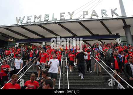 Guide a Nike razza Umana 10K, lo Stadio di Wembley, Londra Foto Stock